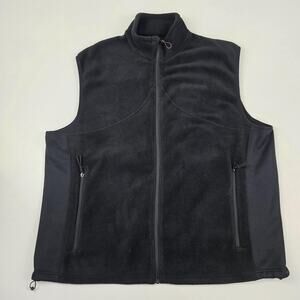 Beretta Vest Mens 3XL Black Polartec Fleece Full Zip Outdoor Hunting Italy